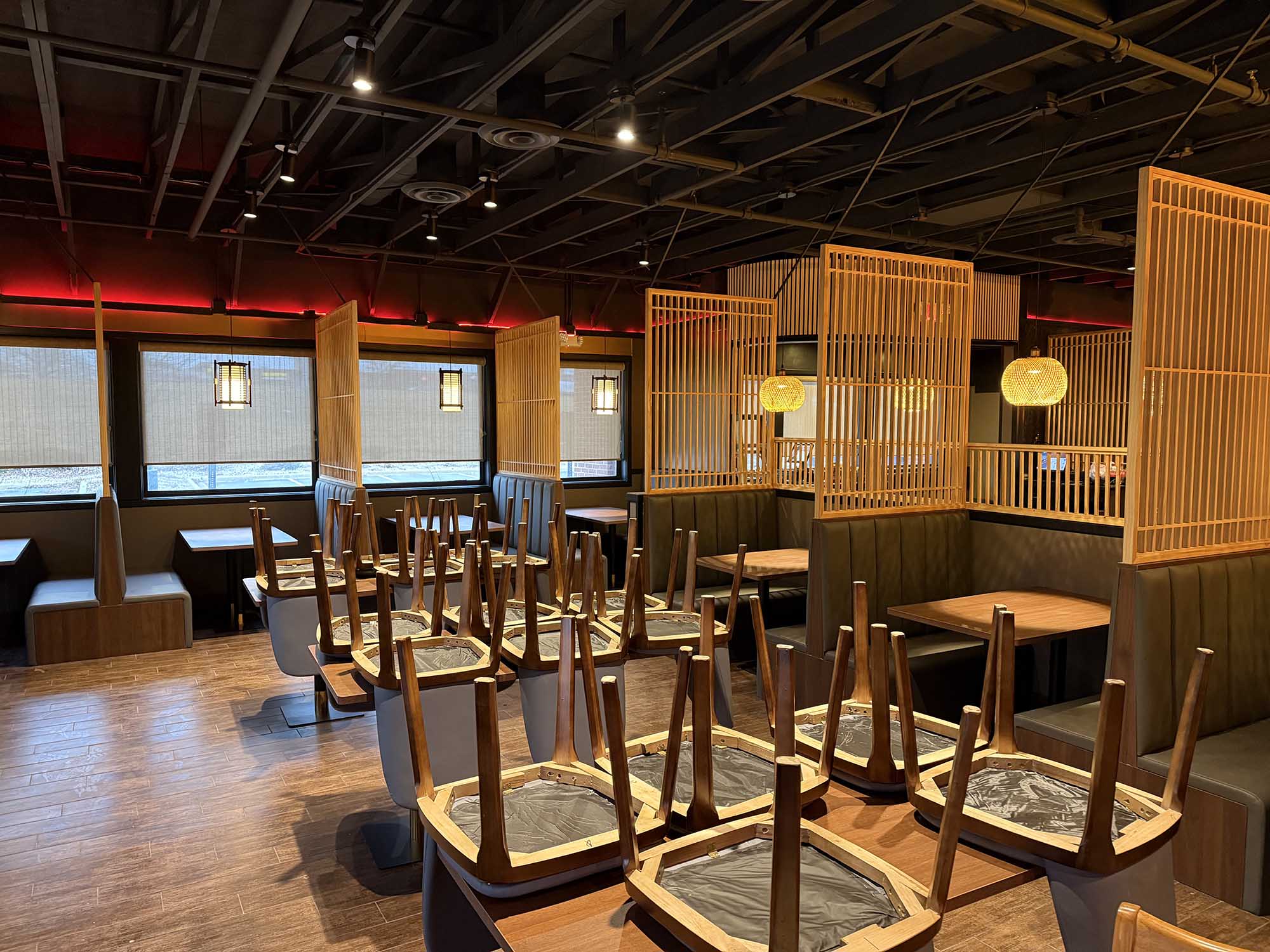 Suzaku Field Sushi Restaurant dining area and interior
