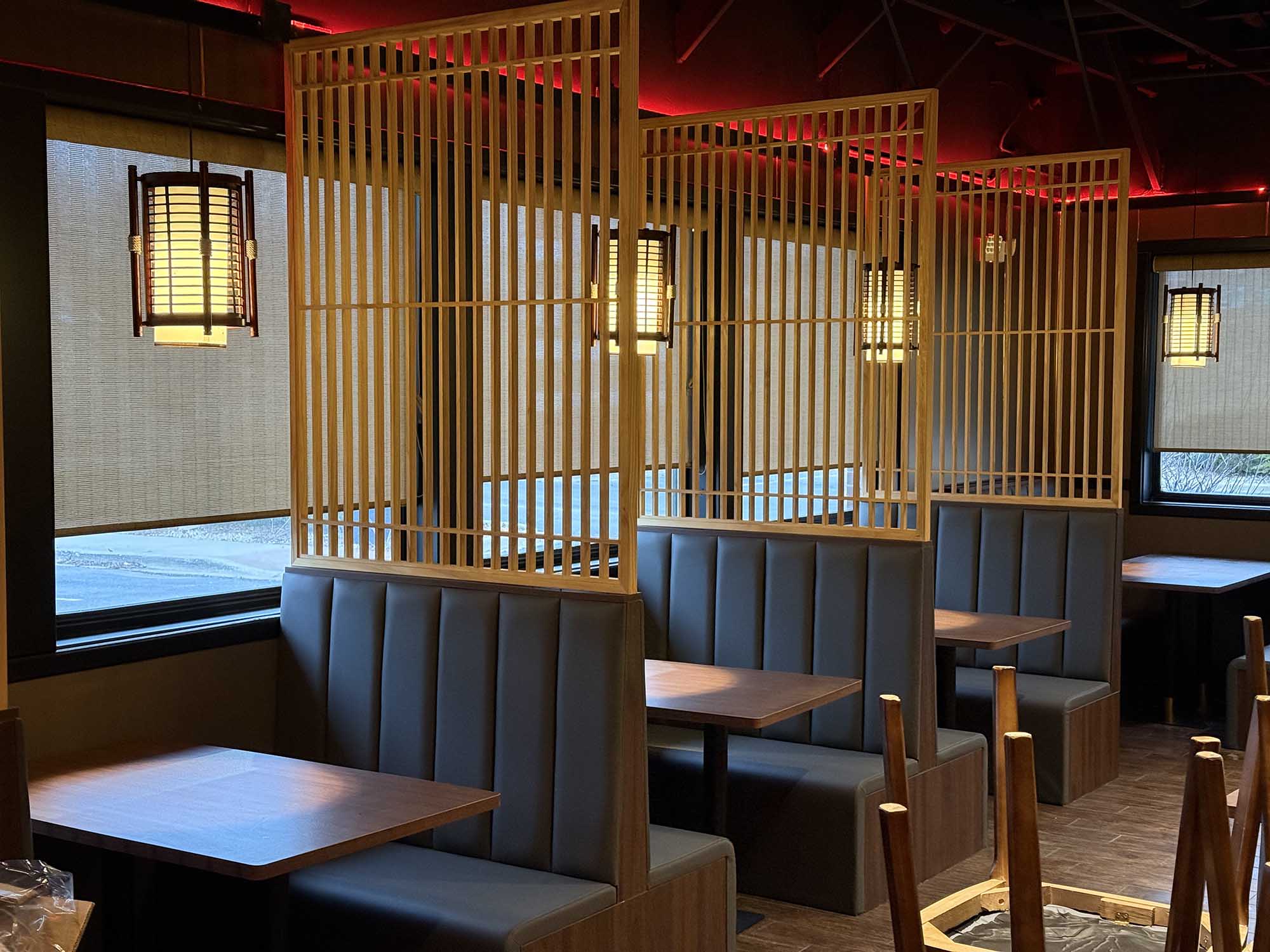 Fresh salmon and tuna nigiri selection